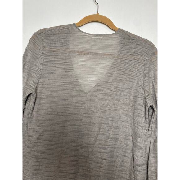 Helmut Lang Assymetric Mesh-Net Top Womens M Wool Alpaca Fairy Grunge Shirt - Picture 8 of 16